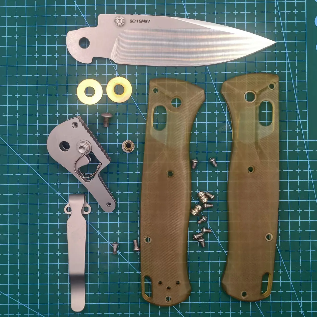 1 комплект весов ULTEM PEI с ручкой для ножей Benchmade Bugout 535 (включая лезвие)