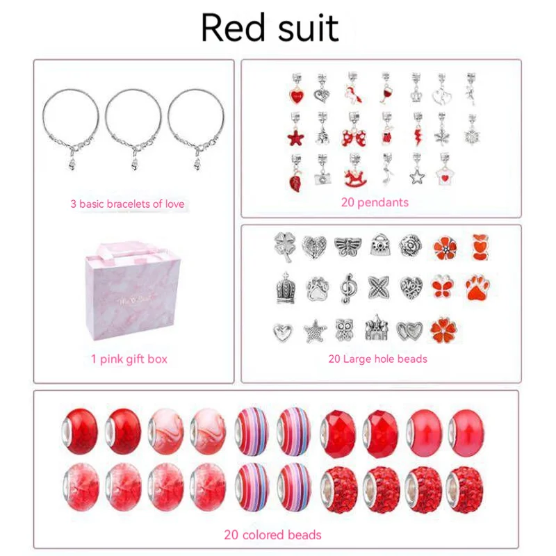 

Diy Crystal Bracelet Toy Princess Decorative Parts Mysterious Box Children Accessories Toys For Kids Girl Birthday Christmas Gif