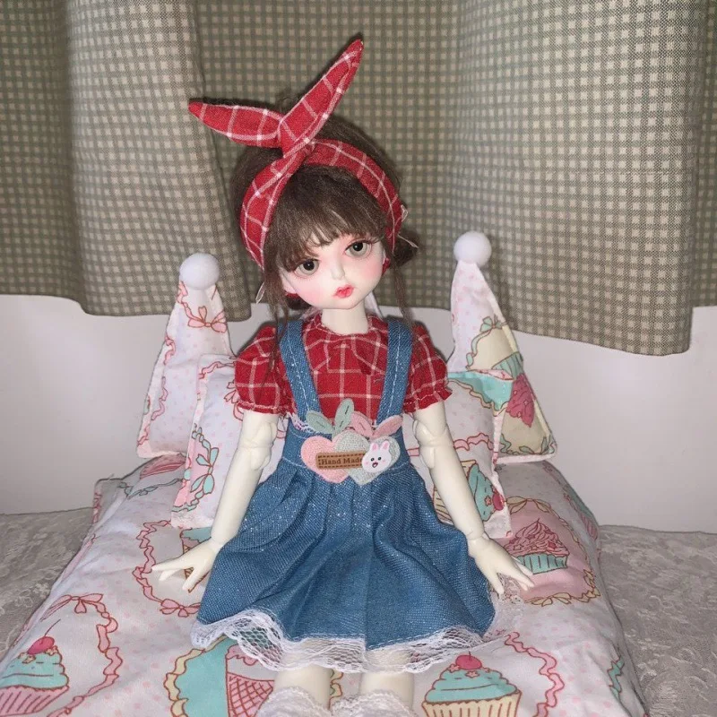 

1/6 Bjd кукла с одеждой 30 см, полная Детская кукла, униформа в студенческом стиле, наряд, кукла, игрушка для девочек, детские игрушки