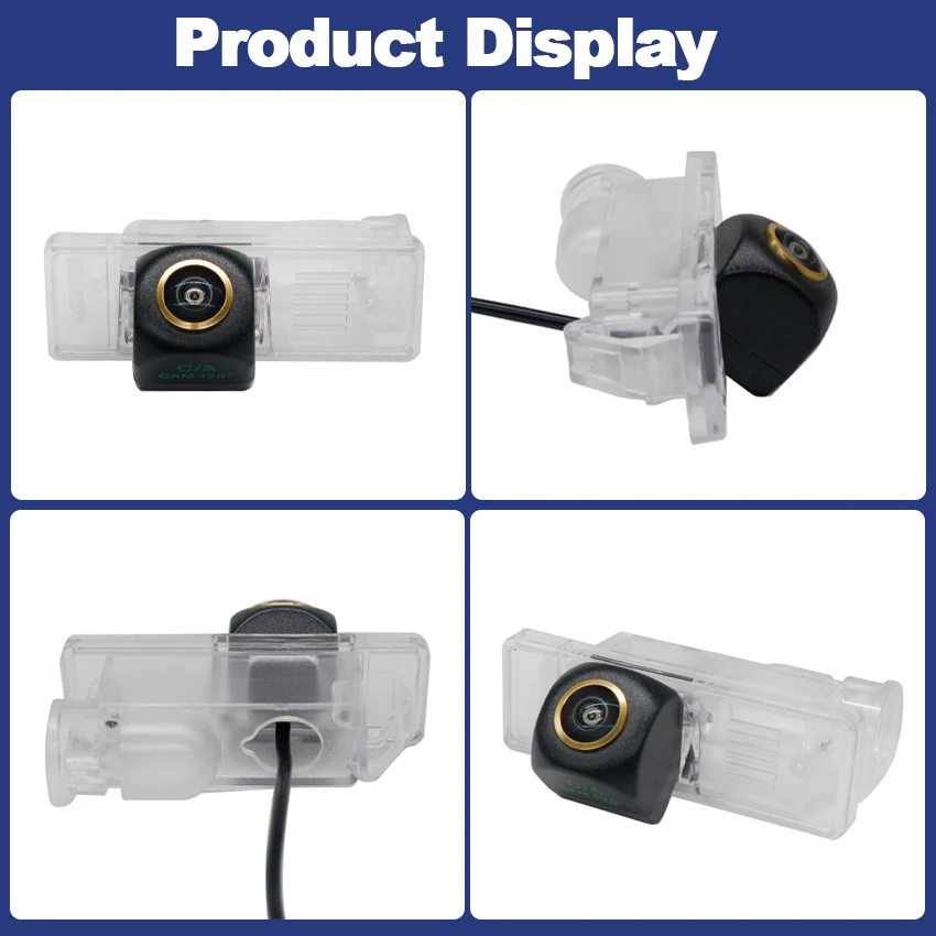 170-градусная HD золотая линза 1080x720P специальная камера заднего вида для автомобиля