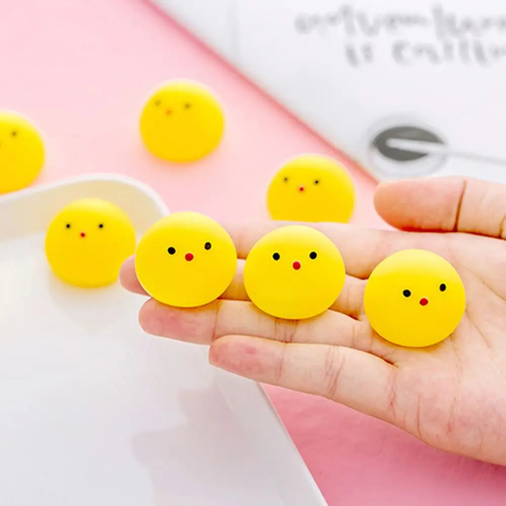 

Squish Stress Chick Fidget Toys Mochi Relief Toys Kawaii Anti-stress Funny Kids Novelty Toy Gifts High Quality