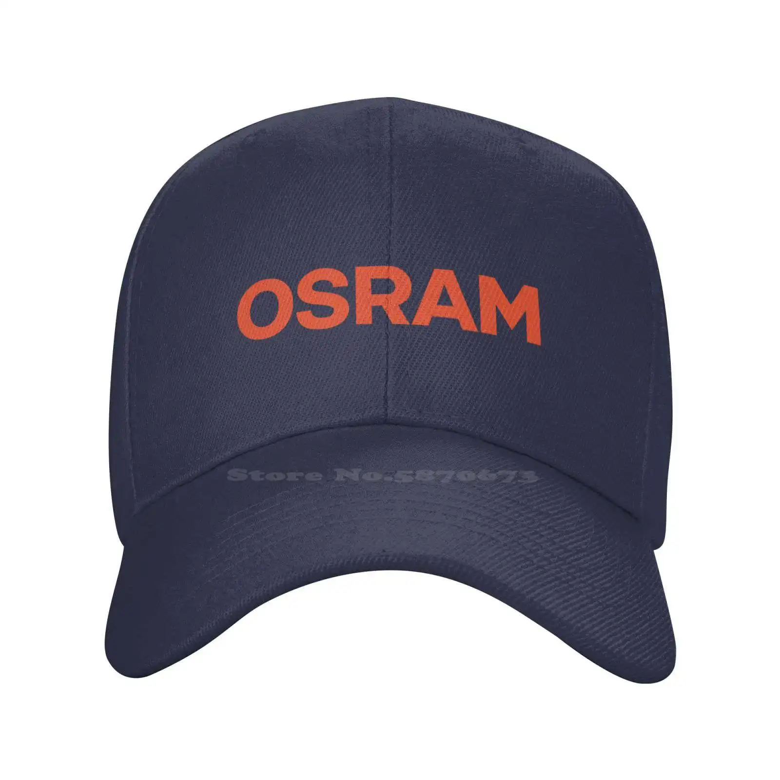

Osram Logo Printed Graphic Brand Logo High-quality Denim cap Knitted hat Baseball cap