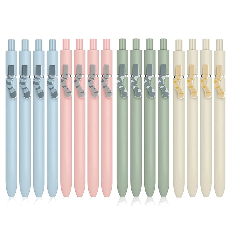 

Ручка гелевая с выдвижными чернилами, 0,5 мм, 16 шт.