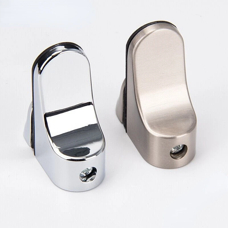 

1pc Zinc Alloy Adjustable Shelf Clamp Glass Shelf Support Plate Holder Fish Mouth Glass Clamp Wood Shelf Bracket