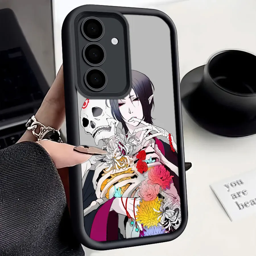 Фото Чехол для телефона Hoozuki no Reitetsu для Samsung A54 A53 A52S A14 A13 A12 A22 A23 A24 A32 A33 A34 Galaxy A04S A03S A02 A73 A72 M04 M12 №4