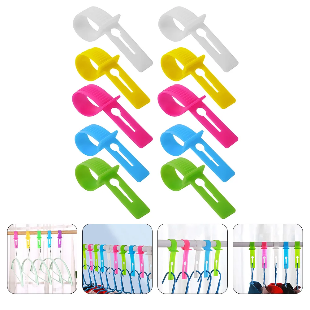 

40Pcs Clothes Drying Holder Hanger Clips Clothes Drying Buckles Clothes Drying Rope Buckle Drying Rack Buckle