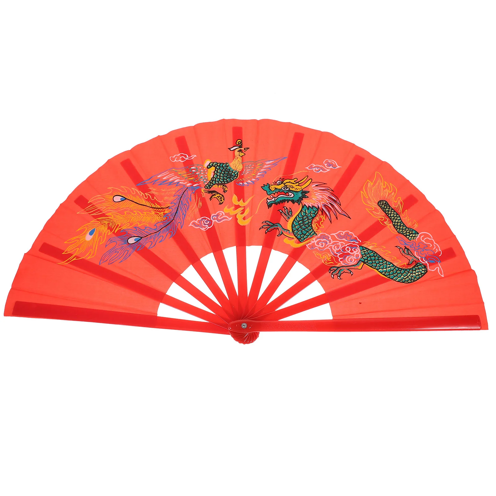 

Tai Chi Fan Decorative Performance Fan Collapsible Fan Summer Party Festival Gift Plastic Dancing Performance Fan Fans Portable