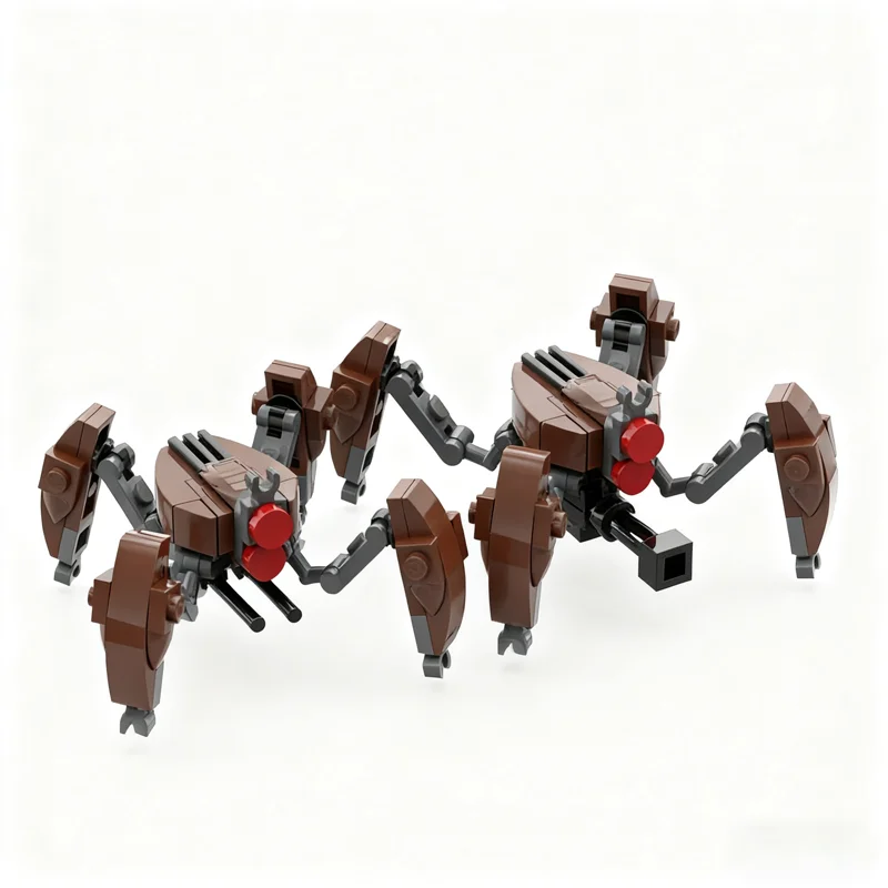 Фото 455 шт. MOC CIS Droid Pack 3 звезды боевая модель строительные блоки строительные рождественские подарки DIY творческая идея кирпичная игрушка образование №5