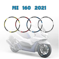 pcx160 reflective motorcycle accessories wheel stripes sticker rim hub decals for pcx 160 2021 moto