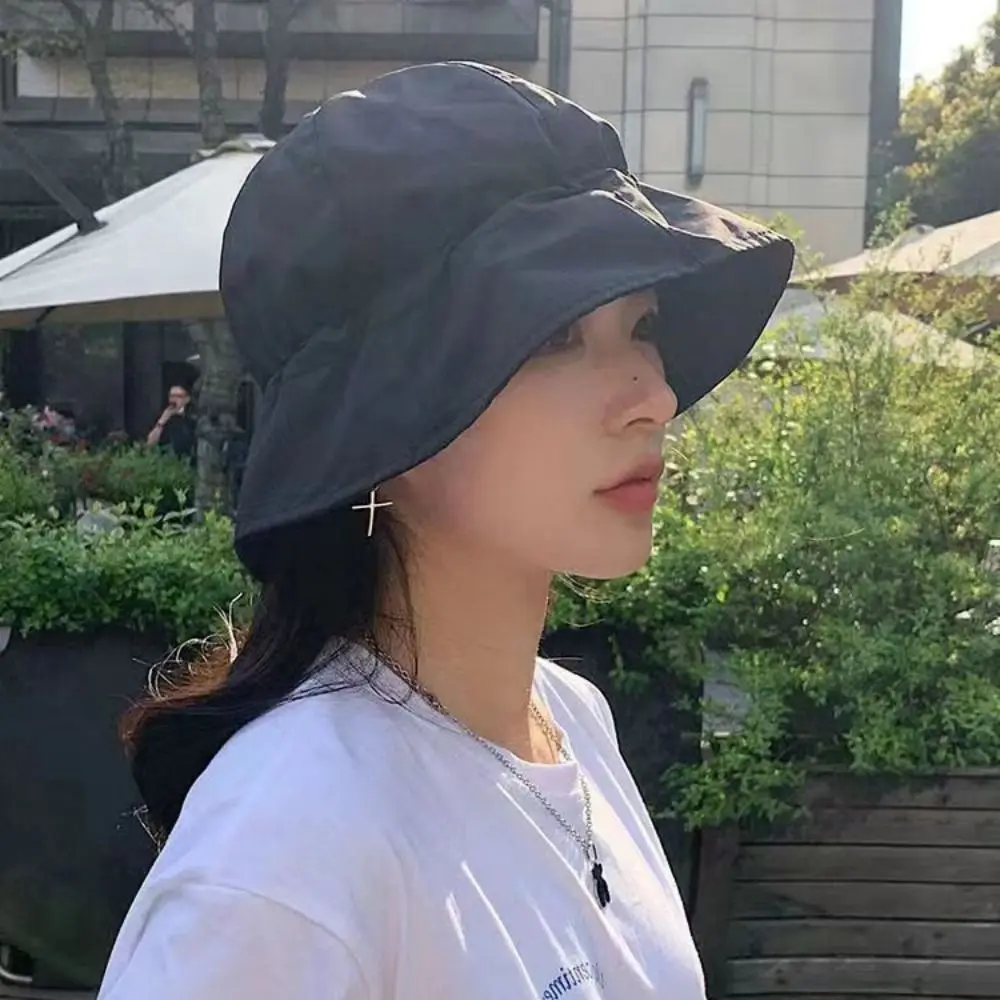 Панама с широкими полями для женщин модная УФ-защитой на шнурке быстросохнущая