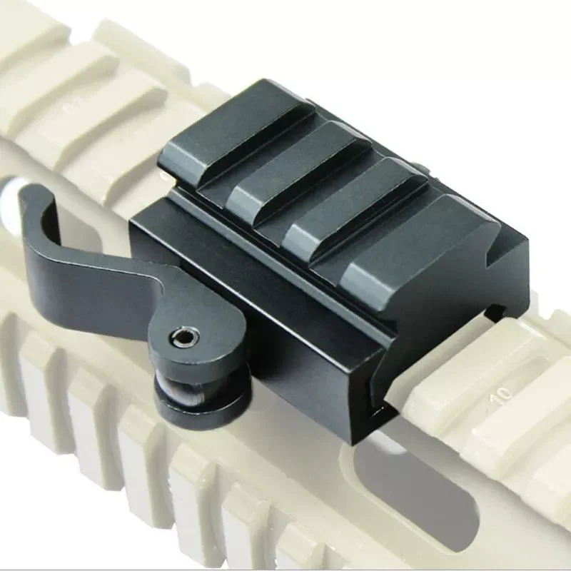 

Quick Release Detach QR QD 1/2" INCH Mini Riser Block Mount QD Cam Lever For 20MM Rail+Wrench