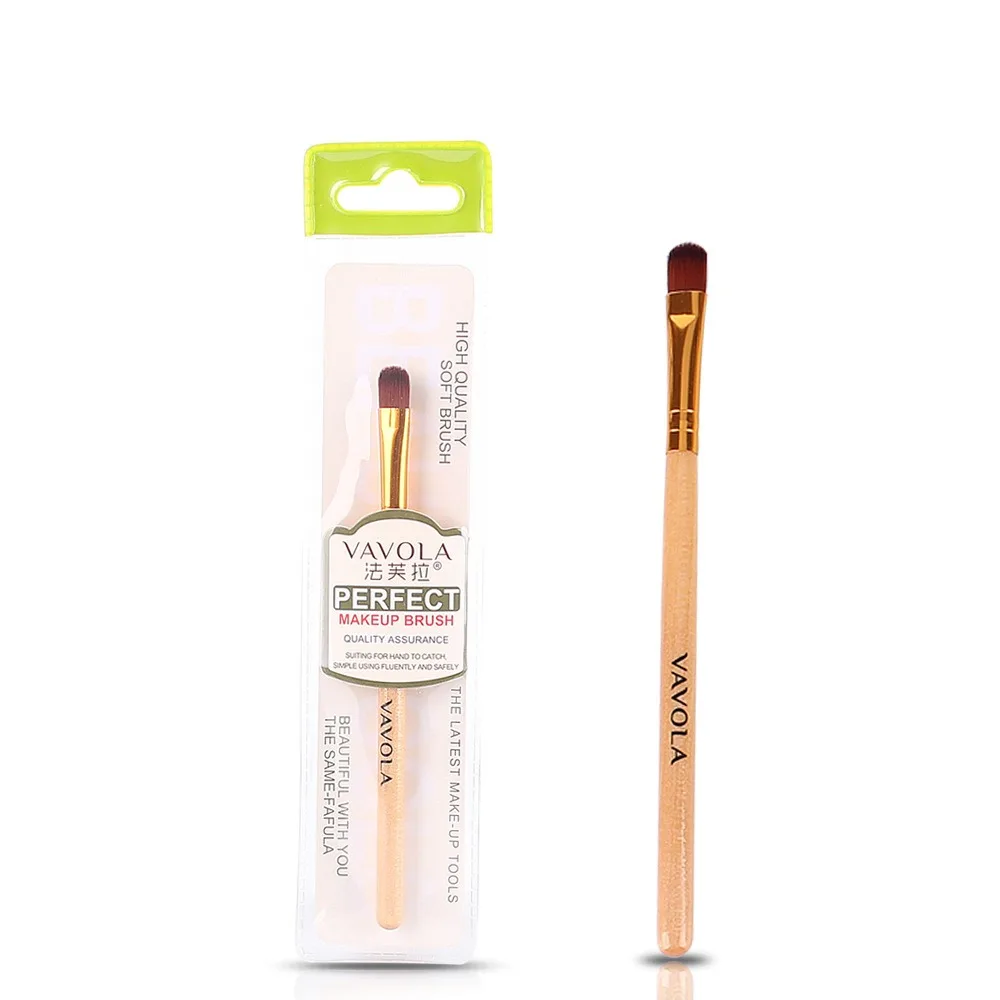 Фото Vavola Single Wooden Handle Eyeshadow Brush Portable Eyeshadow Makeup Brush Smudge №1
