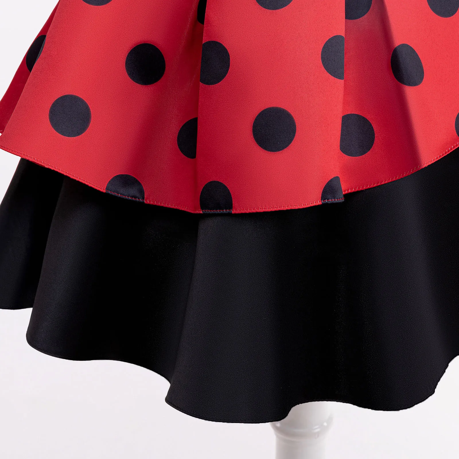 Красное/зеленое рождественское платье для девочек элегантное принцессы костюм с