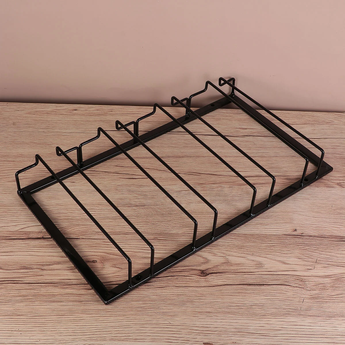 

1pc Hanging Holder Hanger Rails Stemware Rack Stemware Holder Hanging Shelf