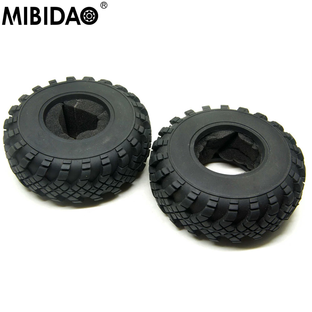

MIBIDAO 4 шт. 2,2 "Резиновые Колесные шины 130x40 мм для 1/10 Axial SCX10 90046 AXI03007 Wraith 90048 RR10 TRX4 TRX6 Радиоуправляемый гусеничный автомобиль