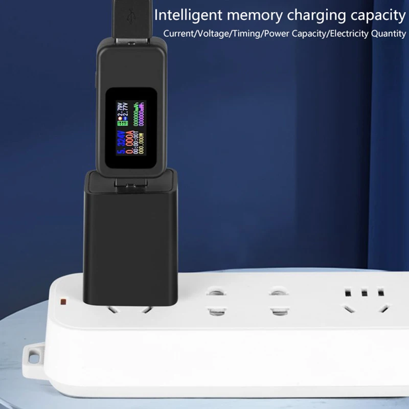 Цифровой вольтметр амперметр измеритель напряжения и силы тока 10 в 1