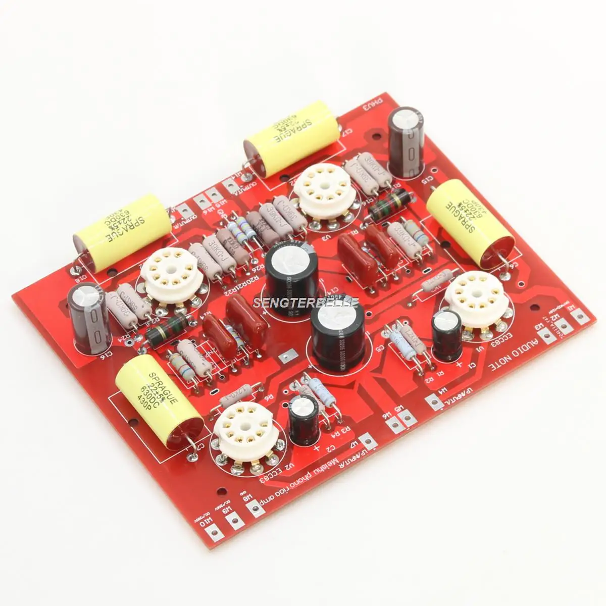 HiFi AudioNote 300B стереоламповый комплект фонокорректоров 12AX7 + плата фонокорректора