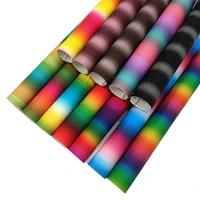 rainbow iridescent color changing shiny pu synthetic leather fabric sheet for making shoebaghair bowdiy accessories30135cm