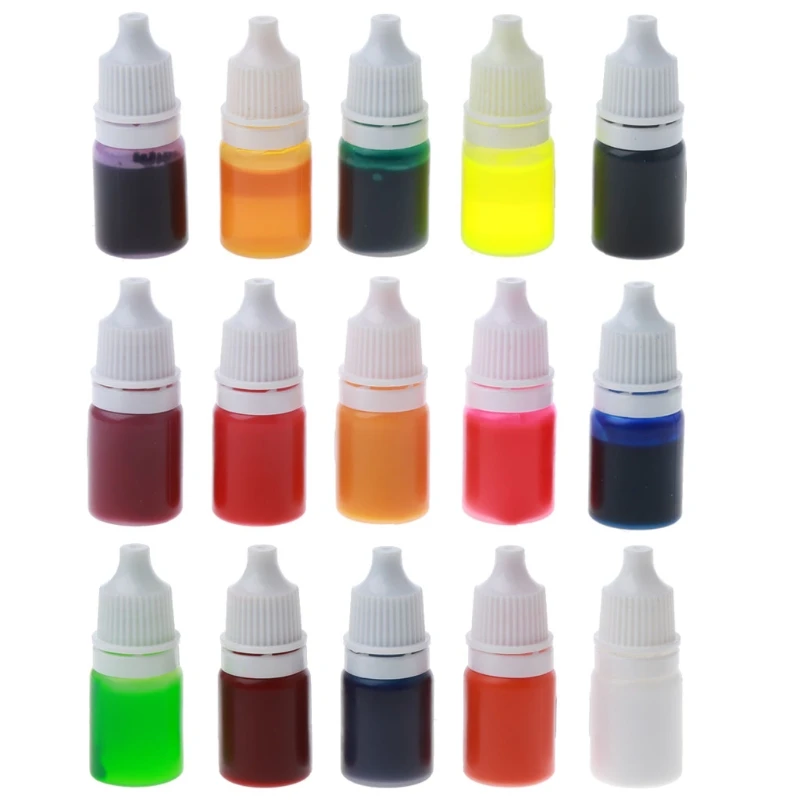 

E0BF Highly Concentrated Natural Pigment Dye Ink Diffusion Epoxy Resin Jewelry Making