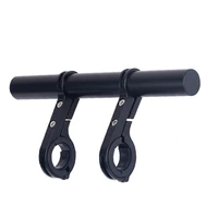 bicycle handlebar extender with double clamps extension bracket universal mounting rack outdoor mtb mountain cycling