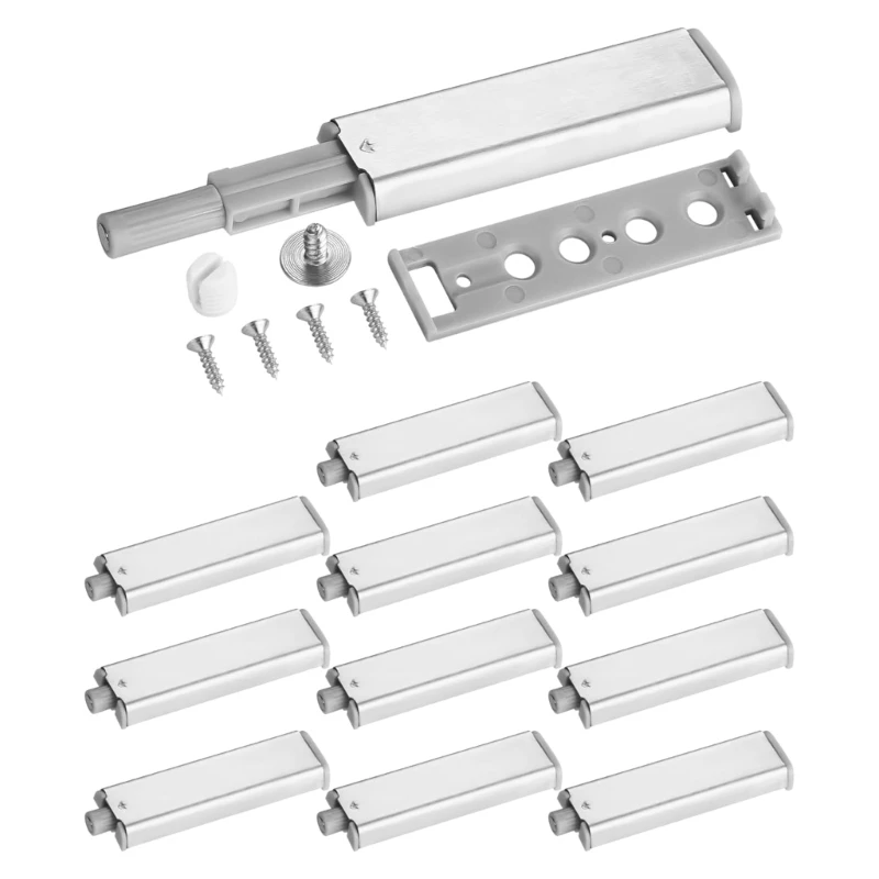 

Heavy Duty Cabinet Push Latches Doors Magnetic Push Latches Cabinet Touch Latches Kitchen Hardware Push Release DropShipping