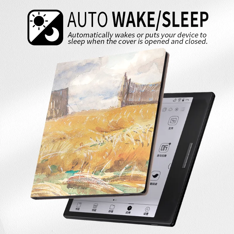 Магнитный чехол для ONYX BOOX страница и Go Color 7 планшетофон Leaf 3c Leaf3 с автоматическим