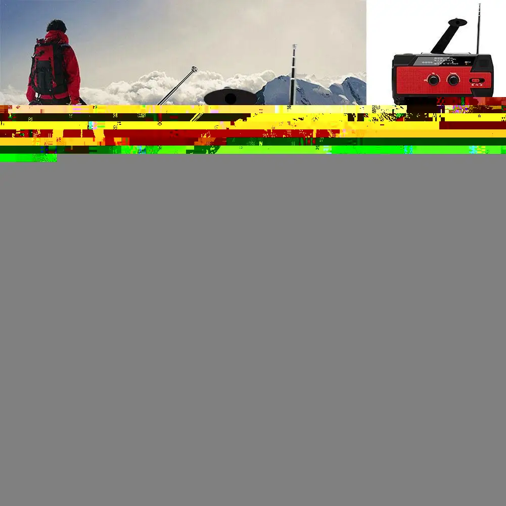 

Universal Hand Crank Emergency Solar Power Dynamo AM/FM/NOAA Camping Phone Charger Flashlight Radio