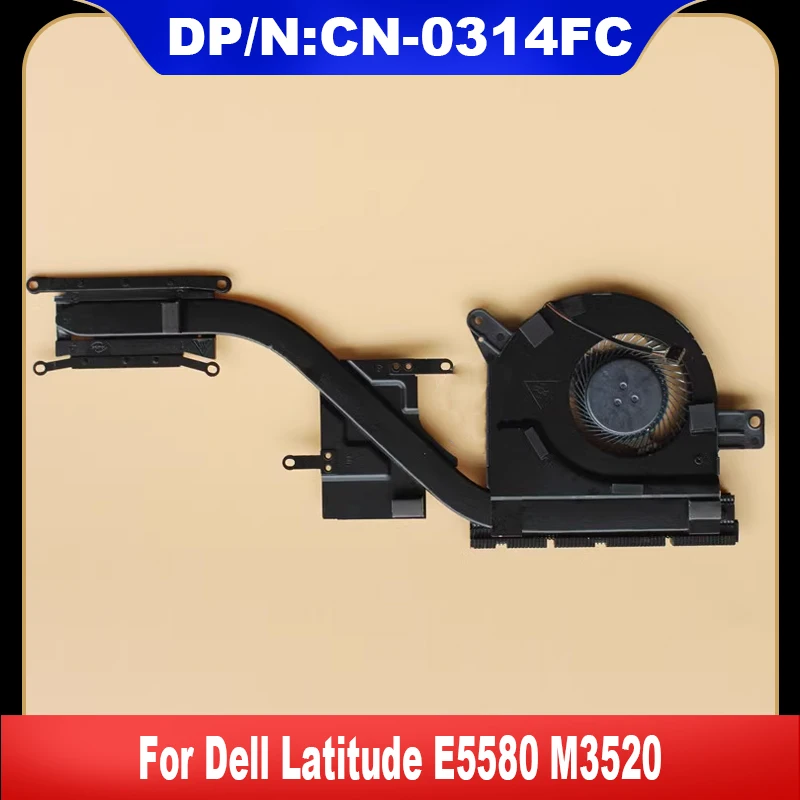 

0314FC New Original For Dell Latitude E5580 M3520 Laptop Cooling Fan Cooler Fan Heatsink Radiator 314FC AT1S4005ZCL High Quality