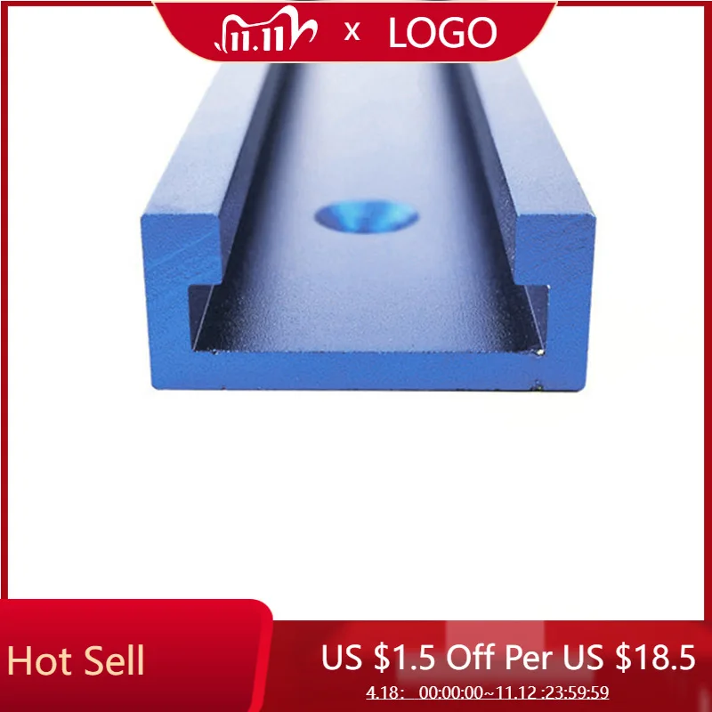 

For Router Table Jig T Slot Tool Miter Track Woodworking 500/600mm Aluminium