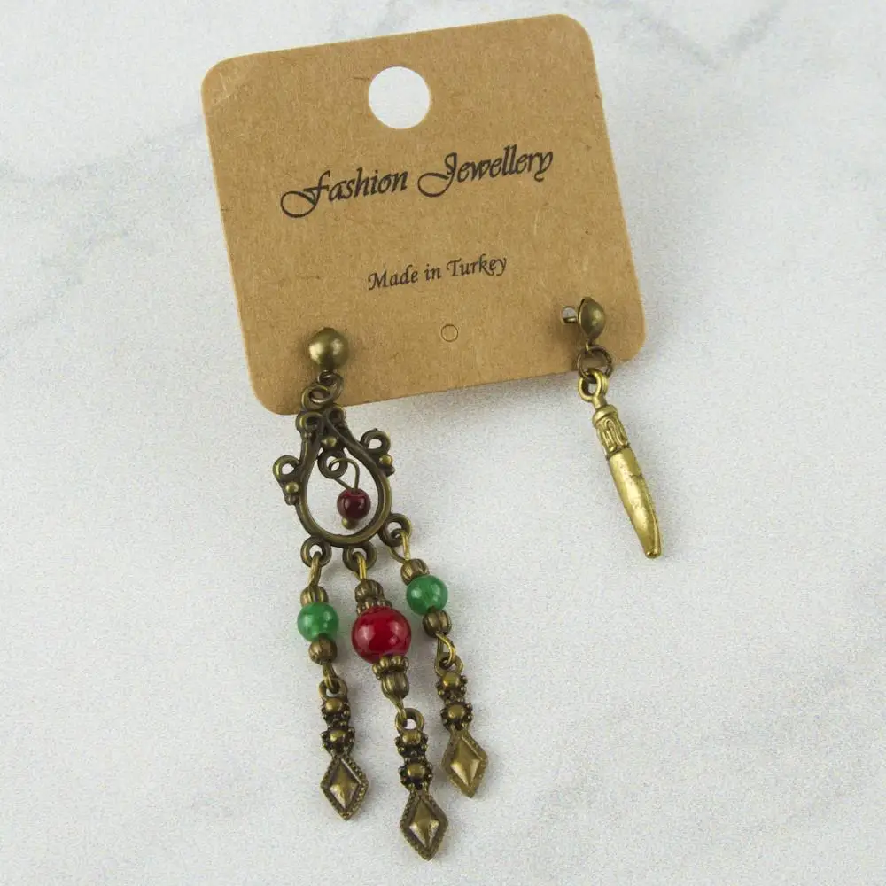 

Figured Beaded Earrings