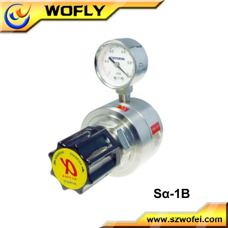 

Low Pressure 316L Acetylene Pressure Regulator For Gas Cylinder With Pressure Gauge