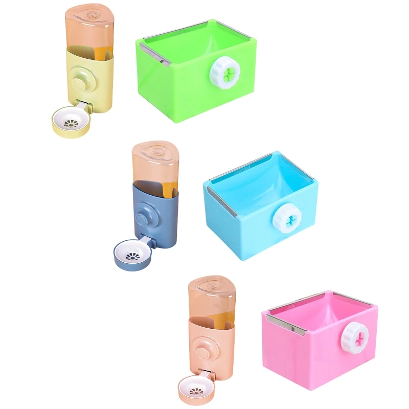 

Automatic Water Feeder 20oz Water Fountain Food Bowl for cat Rabbit Ferret