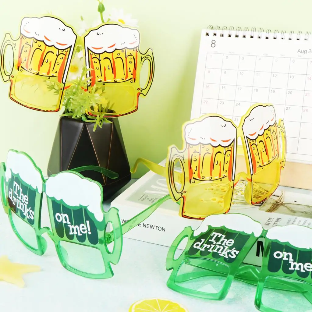 

Пивная кружка, очки, новинка, очки для пива, хмель, реквизит для моделирования, праздничные принадлежности для пива