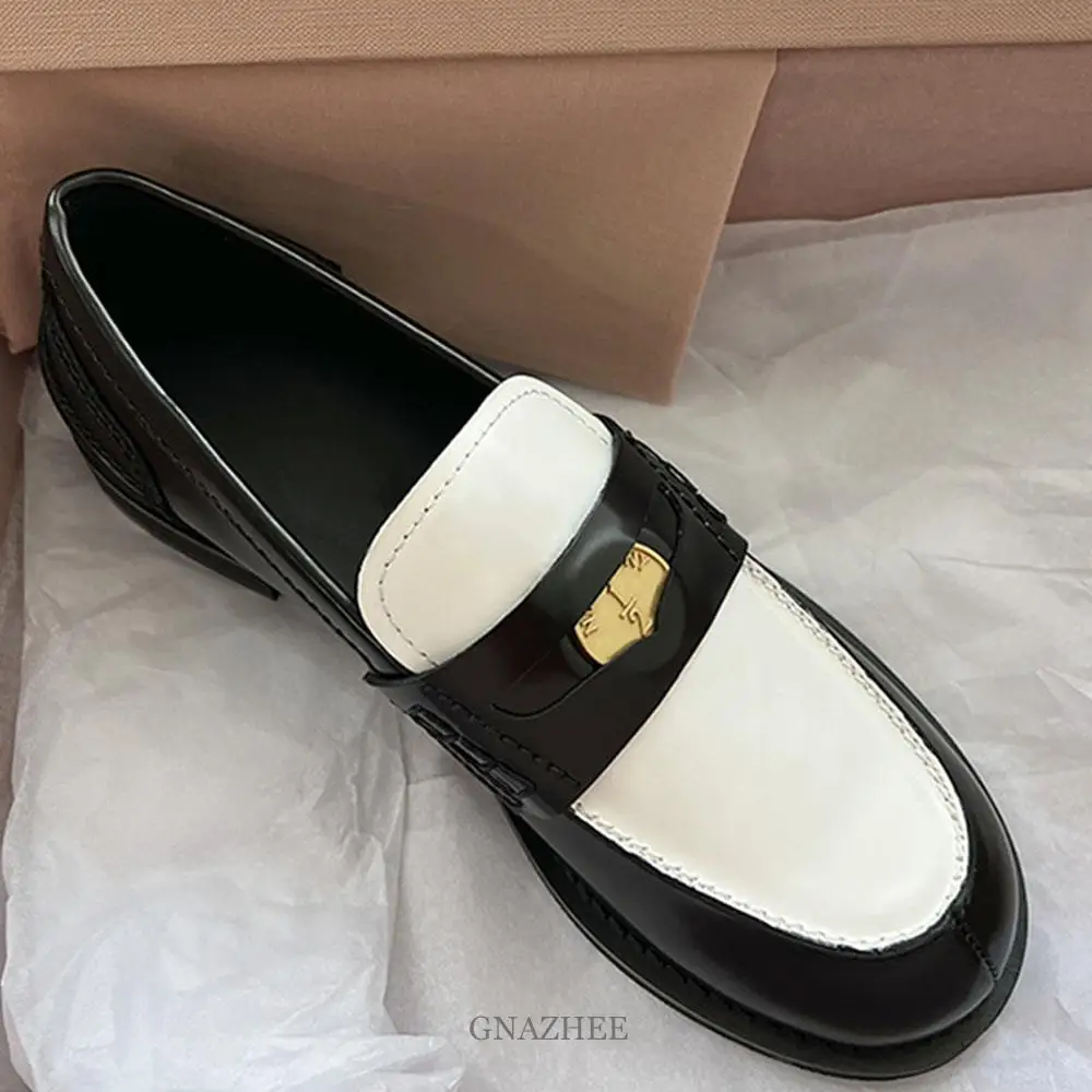 Great Quality 2023 Brand New Genuine Leather Spring Summer Low Heels Women Loafers Shoes Flats Office Ladies Slip On Comfy Shoes