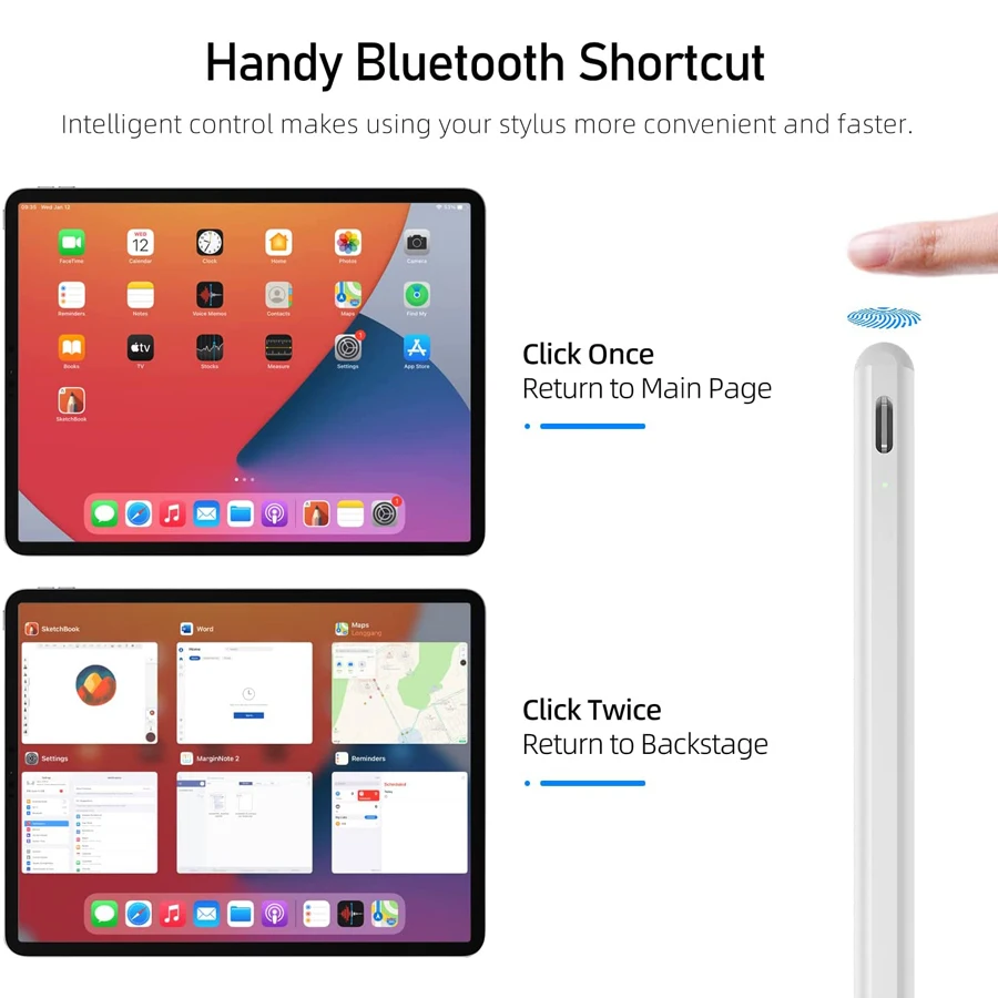 Стилус для Apple Pencil iPad Pen стилус 2 1 Air 4 2021 Pro 11 12 9 2020 3 10 5 2019 Mini сенсорная ручка |