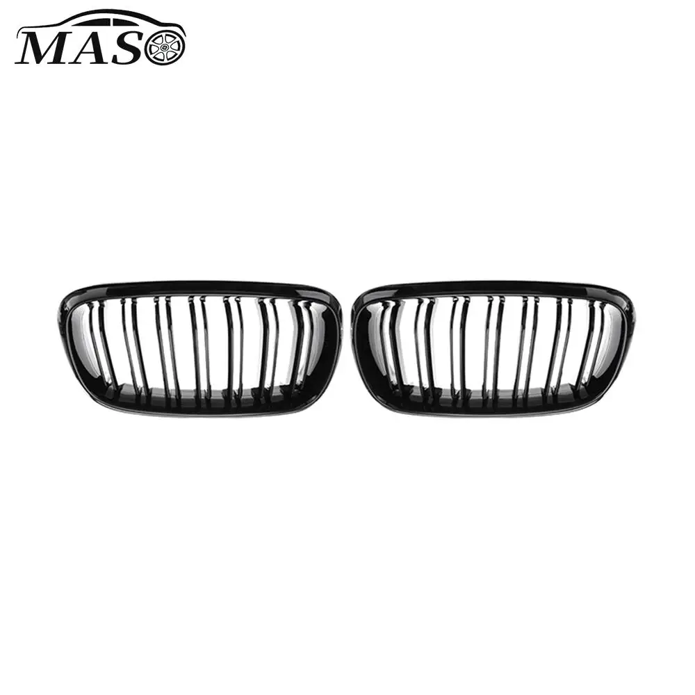 

2PCS ABS Car Styling Front Kidney Grille Dual Slat Grille for BMW X5 F15 2014-2018,Not Fit For X5M F85