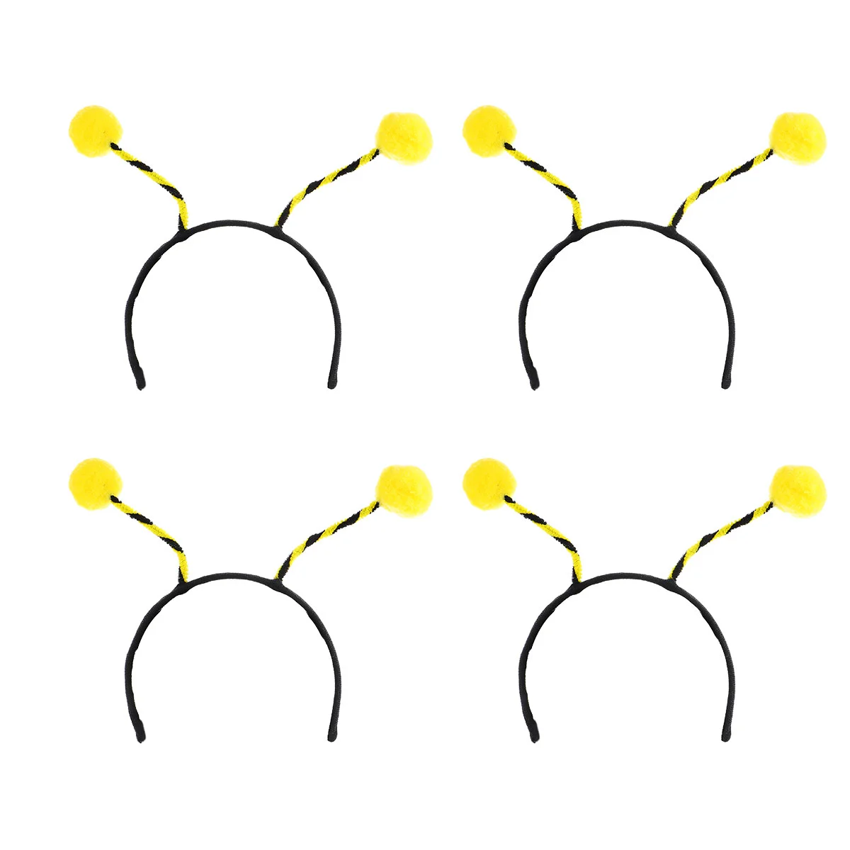 

4pcs Lovely Antenna Hair Bee Tentacle Headband Cosplay Headdress foe Kids