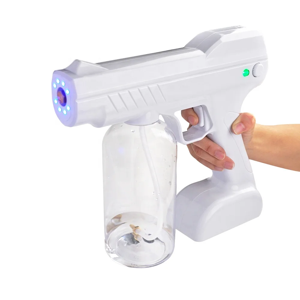 

800ML Portable Wireless Handheld Blue Light Electric Atomizer Nano Spray Gun Sanitizing Machine