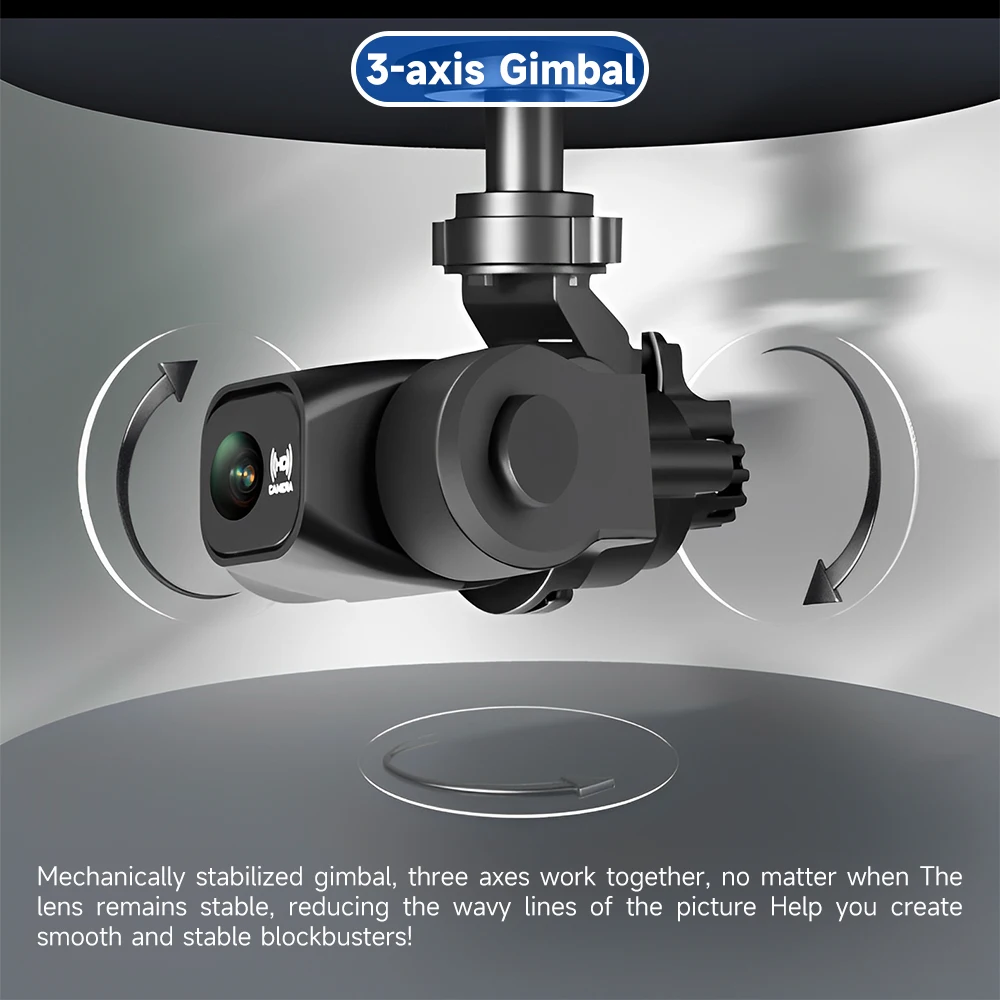 GPS Дрон RG106 6K HD камера 3-осевой шарнирный стабилизатор Анти-Дрон для