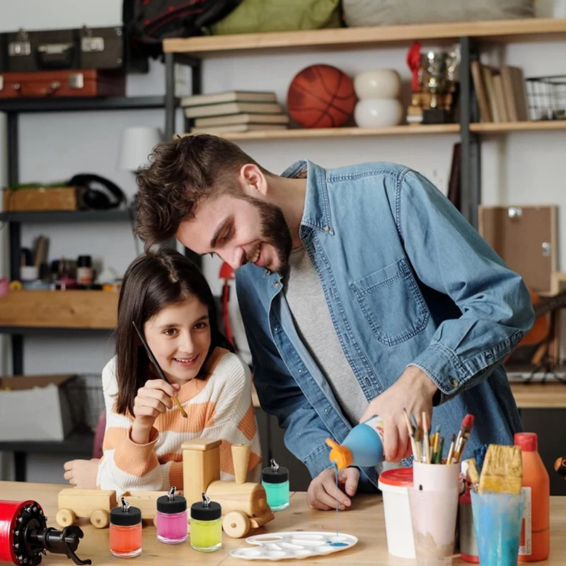 10 шт./упаковка прозрачные банки для аэрографа 22 куб. См