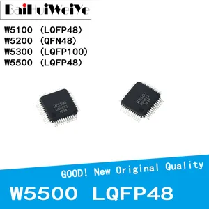 W5100 W5200 W5300 W5500 LQFP48 QFN48 LQFP100 Ethernet Controllers IC SMD New Good Quality Chipset