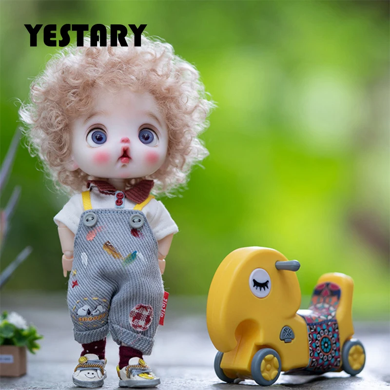 

YESTARY OB11 1/8 1/12 Bjd Doll Furniture Toy Elephant Rocking Horse Doll Accessories Toy Fashion Doll Toys Dollhouse Furnitures