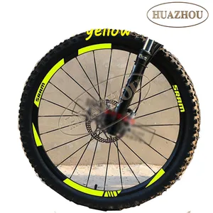Наклейки на колеса SRAM MTB DH, виниловые водонепроницаемые аксессуары для езды на велосипеде, наклейка колес