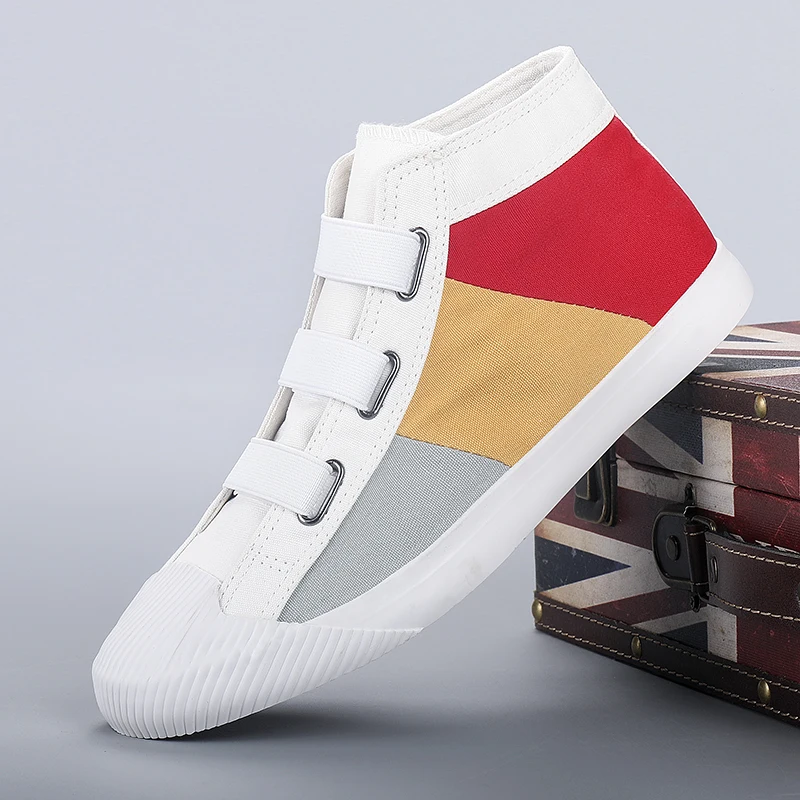 Мужские текстильные кроссовки синие дышащие легсветильник с высоким берцем