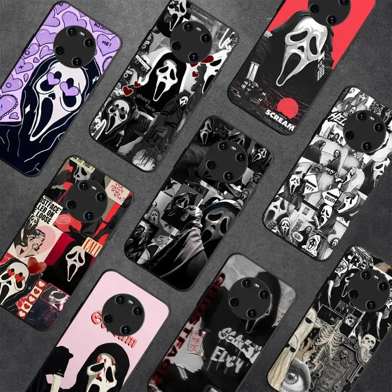 

Ghostface Horror Scream Art Phone Case for Huawei Y 6 9 7 5 8s prime 2019 2018 enjoy 7 plus