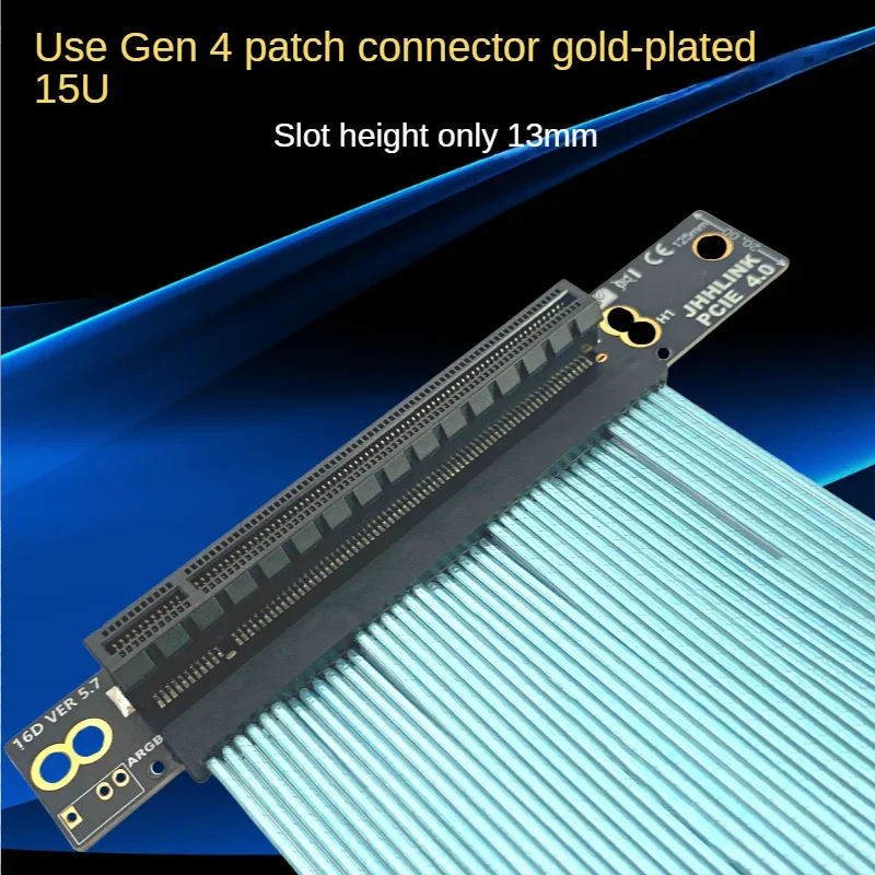PCIE 4 0 X16 видеокарта УДЛИНИТЕЛЬ шнур NZXT H1 V1 217E чехол 270 угол PCI Express кабель расширения