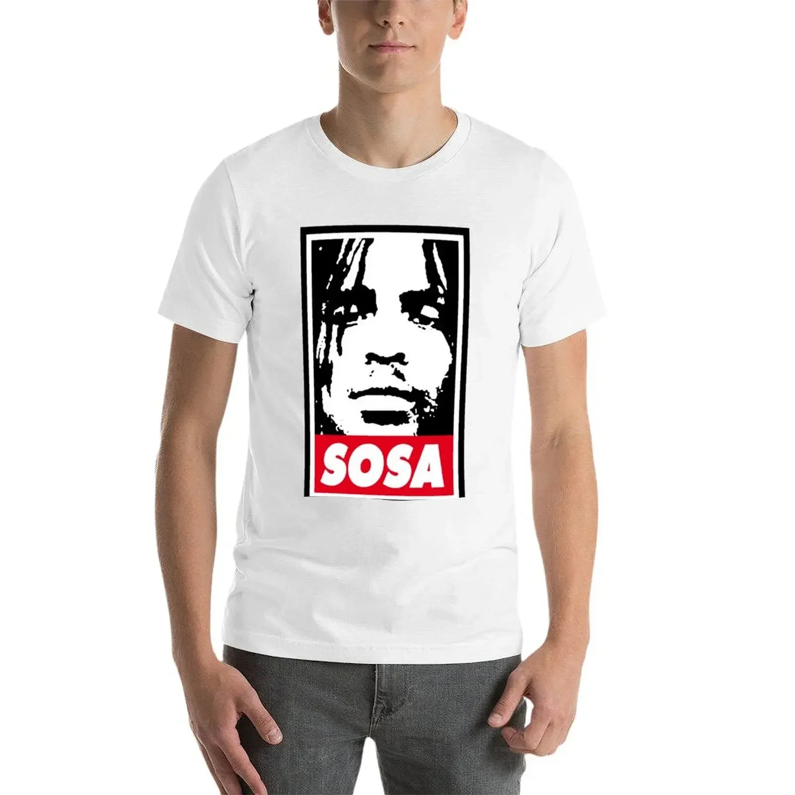 Футболка Sosa ( Chief Keef) с аниме одежда больших размеров рубашки для тренировок на