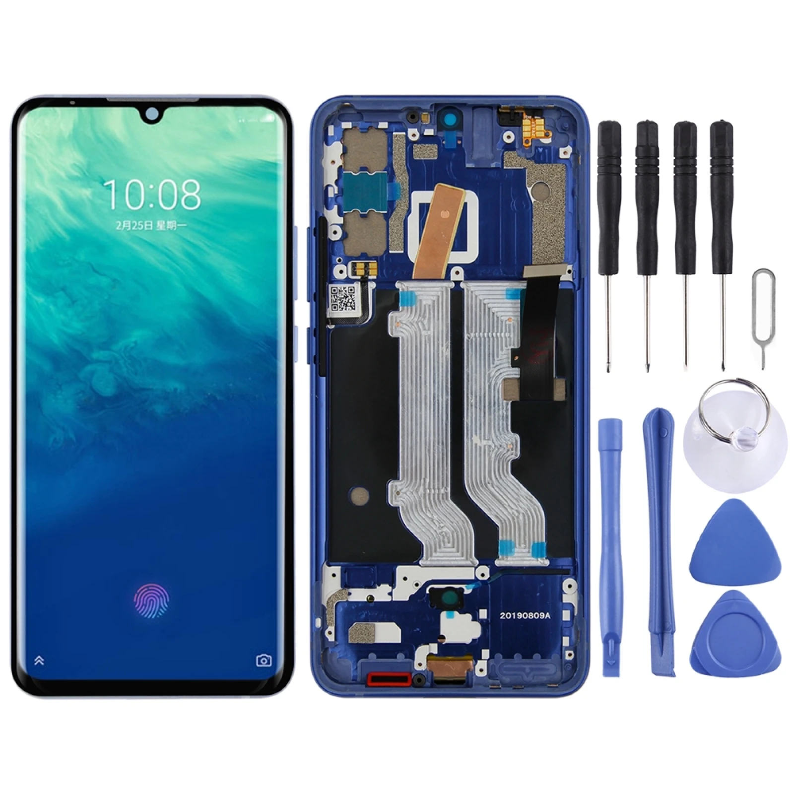 OEM LCD Screen for ZTE Axon 10 Pro (4G Version) Digitizer Full Assembly with Frame