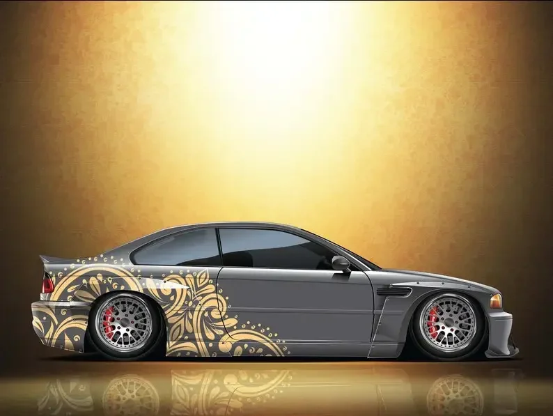 Индивидуальный дизайн тату-пленки художественный с узором Универсальная