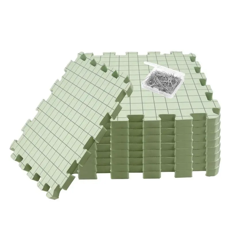 

Блокировочная доска для вязания крючком, доска из вспененного этилвинилацетата с сетками, блокировка крючком, товары для рукоделия, доска для вязания крючком